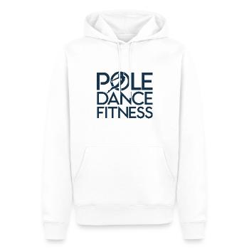 Pole Dance Fitness Pole Tänzerin Stangentanz - Männer Premium Bio Hoodie - Weiß - Vorne - Nico (187cm)