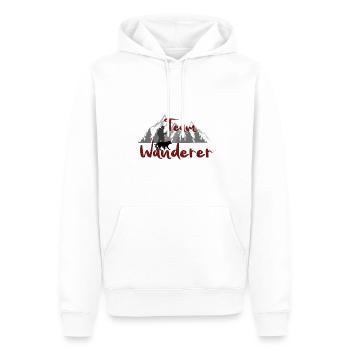 Team Wanderer Mann - Men’s Premium Organic Hoodie - white - Front - Nico (187cm)