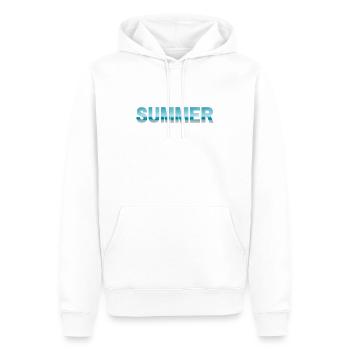 Sommerhorizont Meerr - Männer Premium Bio Hoodie - Weiß - Vorne - Nico (187cm)