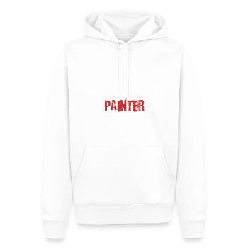 Painter Job Vintage Amerika Arbeiter - Männer Premium Bio Hoodie - Weiß - Vorne - Nico (187cm)