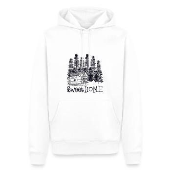 Home Sweet Home, home is the most beautiful - Men’s Premium Organic Hoodie - white - Front - Nico (187cm)
