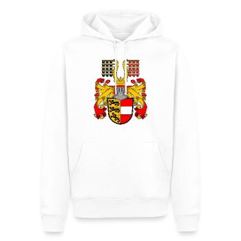Kärnten Wappen - Männer Premium Bio Hoodie - Weiß - Vorne - Nico (187cm)