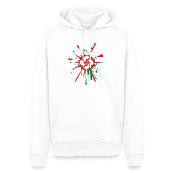 croix basque - Men’s Premium Organic Hoodie - white - Front - Nico (187cm)