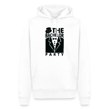 Bachelor Party Bachelor Party JGA Groom - Men’s Premium Organic Hoodie - white - Front - Nico (187cm)