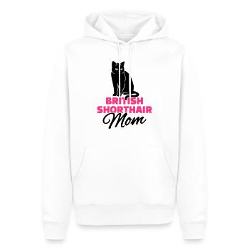 Britisch Kurzhaar Katze - Männer Premium Bio Hoodie - Weiß - Vorne - Nico (187cm)