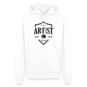Art / Artist / Painting / Maler / Peinture / Kunst - Men’s Premium Organic Hoodie - white - Front - Nico (187cm)