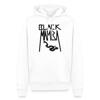 Morsure de serpent mamba noir - Sweat à capuche Premium bio Homme - blanc - Devant - Nico (187cm)