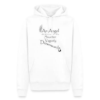 Ein Engel fiel nicht.... - Männer Premium Bio Hoodie - Weiß - Vorne - Nico (187cm)