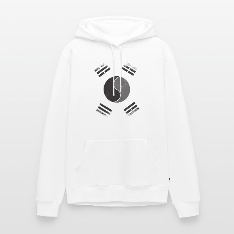 Corée Corée Du Sud Drapeau de la Corée du Sud Sweat à capuche Premium bio Homme