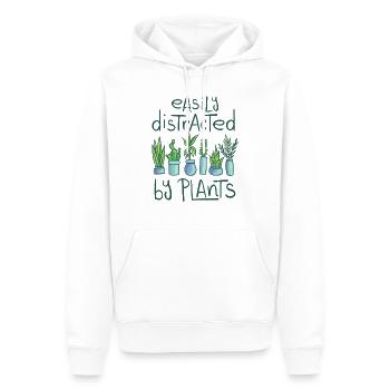 Pflanze Pflanzen Pflanzendame Gartenarbeit Design - Männer Premium Bio Hoodie - Weiß - Vorne - Nico (187cm)