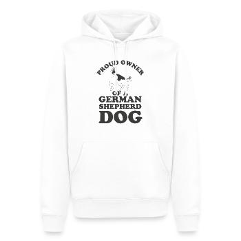 German Shepherd Dog 1 - Sweat à capuche Premium bio Homme - blanc - Devant - Nico (187cm)