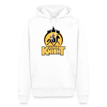 Dart Knight Rider - Männer Premium Bio Hoodie - Weiß - Vorne - Nico (187cm)