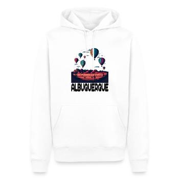 Albuquerque Ballon New Mexico Heißluftballon - Männer Premium Bio Hoodie - Weiß - Vorne - Nico (187cm)