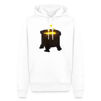 Secret Dark Gothic Witch Cauldron Orange T Shirt - Men’s Premium Organic Hoodie - white - Front - Nico (187cm)