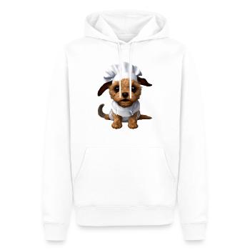 Golden Retriever Dogs Restaurateur Propriétaire de chien - Sweat à capuche Premium bio Homme - blanc - Devant - Nico (187cm)