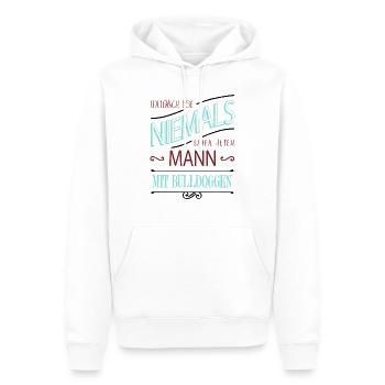 eigenschaften eigenschaft hund spaß bester opa - Männer Premium Bio Hoodie - Weiß - Vorne - Nico (187cm)