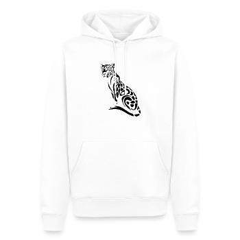 Majestätischer Dschungel-Panther Kunst für - Männer Premium Bio Hoodie - Weiß - Vorne - Nico (187cm)