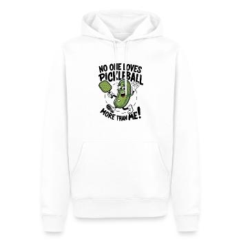 Lustiges Pickleball Gurke Pickleballschläger - Männer Premium Bio Hoodie - Weiß - Vorne - Nico (187cm)