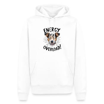 Foxterrier Hund High Energy - Männer Premium Bio Hoodie - Weiß - Vorne - Nico (187cm)