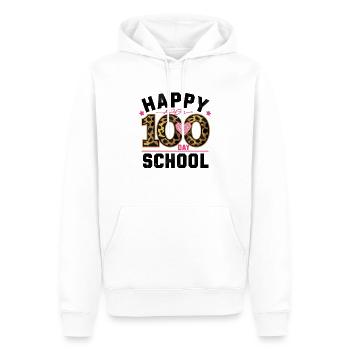 Happy One Hundred Day School für eine Lehrer und - Männer Premium Bio Hoodie - Weiß - Vorne - Nico (187cm)