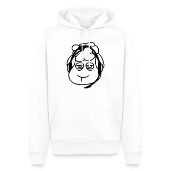 Schaf Gamer Headset Call Center Nerd Traurig Spiel - Männer Premium Bio Hoodie - Weiß - Vorne - Nico (187cm)