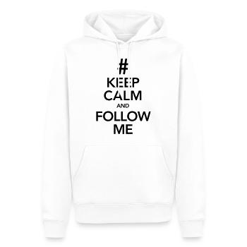 KEEP CALM AND ORDER ME! - Sweat à capuche Premium bio Homme - blanc - Devant - Nico (187cm)