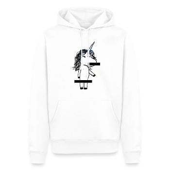 Zensiertes Einhorn - Männer Premium Bio Hoodie - Weiß - Vorne - Nico (187cm)