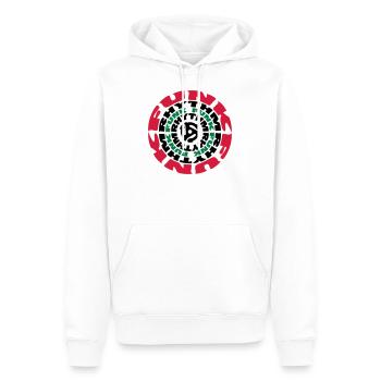 Funk Rhythmus Funk Funk Rhythmus - Männer Premium Bio Hoodie - Weiß - Vorne - Nico (187cm)