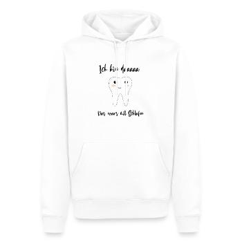 Zahn - Männer Premium Bio Hoodie - Weiß - Vorne - Nico (187cm)