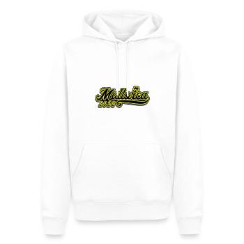 Mallorca 2023 - Männer Premium Bio Hoodie - Weiß - Vorne - Nico (187cm)