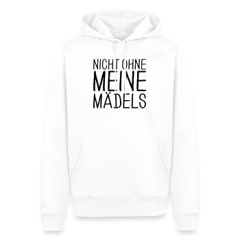Nicht ohne meine Mädels - Männer Premium Bio Hoodie - Weiß - Vorne - Nico (187cm)