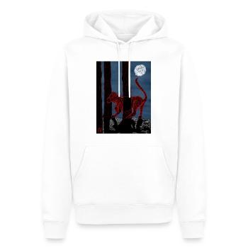 Tiger - Männer Premium Bio Hoodie - Weiß - Vorne - Nico (187cm)