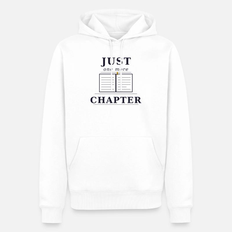 Juste un chapitre de plus - Sweat à capuche Premium bio Homme - blanc