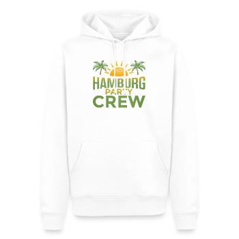 Équipe de la fête de Hambourg - Sweat à capuche Premium bio Homme - blanc - Devant - Nico (187cm)