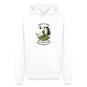 Papillon Military Jacket - Sweat à capuche Premium bio Homme - blanc - Devant - Nico (187cm)