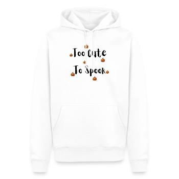 Spooky Pumpkin Scatter - Männer Premium Bio Hoodie - Weiß - Vorne - Nico (187cm)