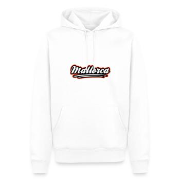 Mallorca Stylisch - Männer Premium Bio Hoodie - Weiß - Vorne - Nico (187cm)