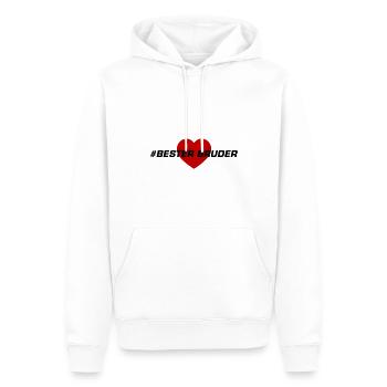 Bester Bruder Herz Liebe - Männer Premium Bio Hoodie - Weiß - Vorne - Nico (187cm)