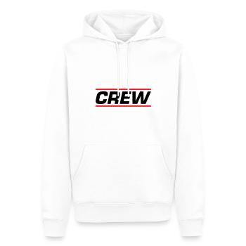 Conception de l’équipage - Sweat à capuche Premium bio Homme - blanc - Devant - Nico (187cm)