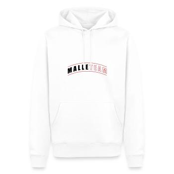 Malle Team Mallorca - Männer Premium Bio Hoodie - Weiß - Vorne - Nico (187cm)