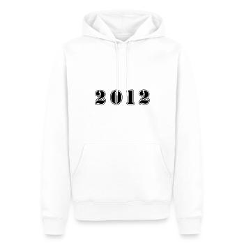 2012 year birthday - Men’s Premium Organic Hoodie - white - Front - Nico (187cm)