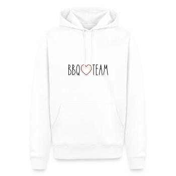BBQ Grill Team Herz - Männer Premium Bio Hoodie - Weiß - Vorne - Nico (187cm)