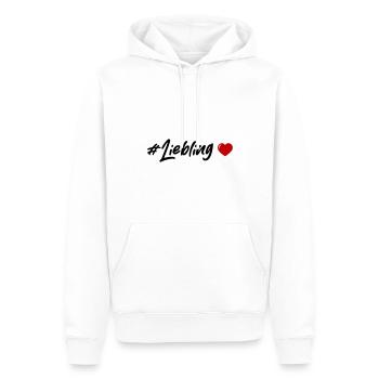 Liebling Herz - Männer Premium Bio Hoodie - Weiß - Vorne - Nico (187cm)