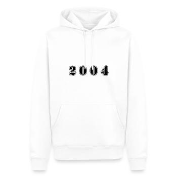 2004 Jahr Geburtstag - Männer Premium Bio Hoodie - Weiß - Vorne - Nico (187cm)