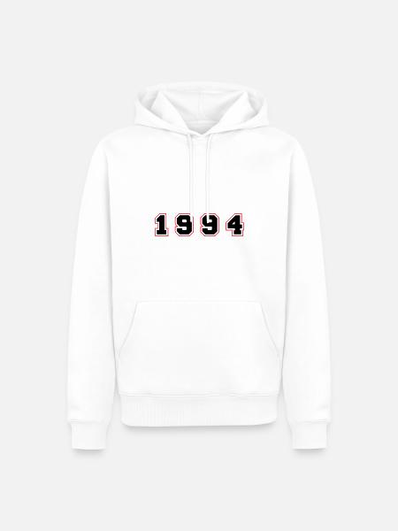 1994 Year Number - Men’s Premium Organic Hoodie - white