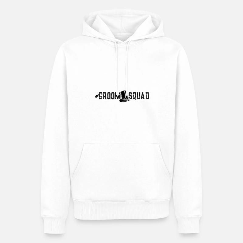 Groom Squad Bachelor - Sweat à capuche Premium bio Homme - blanc