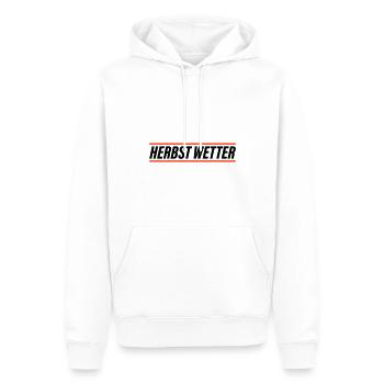 Herbst Wetter - Männer Premium Bio Hoodie - Weiß - Vorne - Nico (187cm)