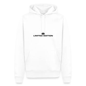 Édition limitée - Sweat à capuche Premium bio Homme - blanc - Devant - Nico (187cm)