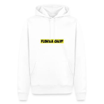 Équipage de Floride - Sweat à capuche Premium bio Homme - blanc - Devant - Nico (187cm)