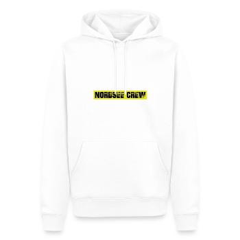 Équipage de la mer du Nord - Sweat à capuche Premium bio Homme - blanc - Devant - Nico (187cm)